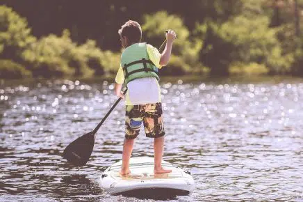 Boating in Summer Camp