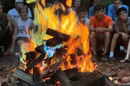 Campfire Night At Camp Shohola