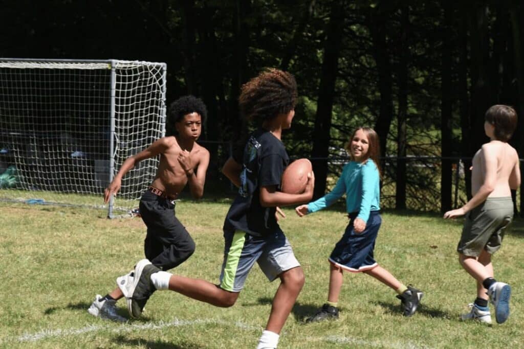 Structured Athletics At Camp Shohola For Boys