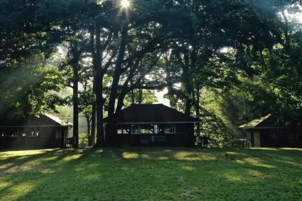 distraction free summer camp setting with nature focused activities and personal growth for boys